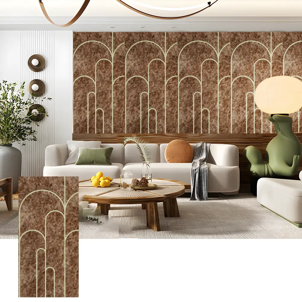 Panel Dinding Akustik PET 3D untuk Interior Dekoratif Panel Dinding Akustik PET 3D untuk Interior Dekoratif