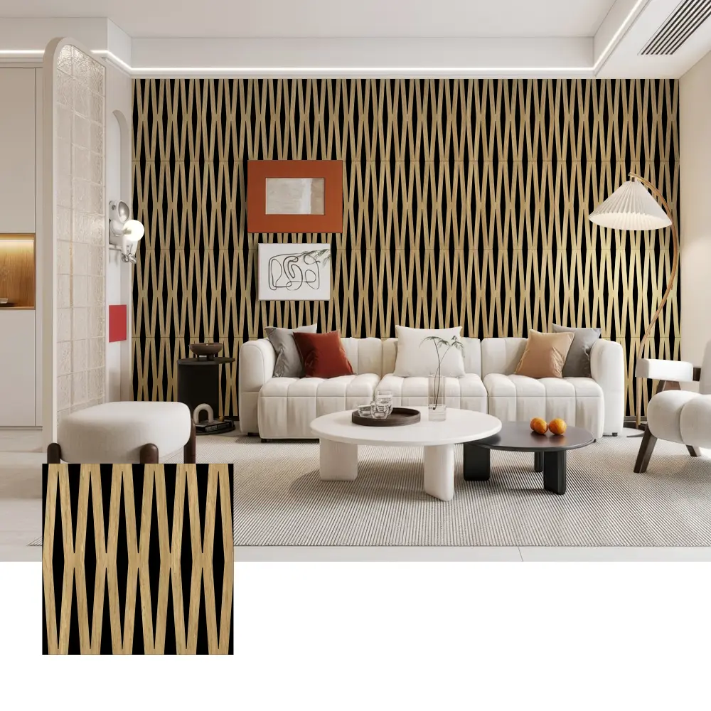 Panel Kayu Akustik untuk Ruang Kantor dan Interior Panel Kayu Akustik untuk Ruang Kantor dan Interior