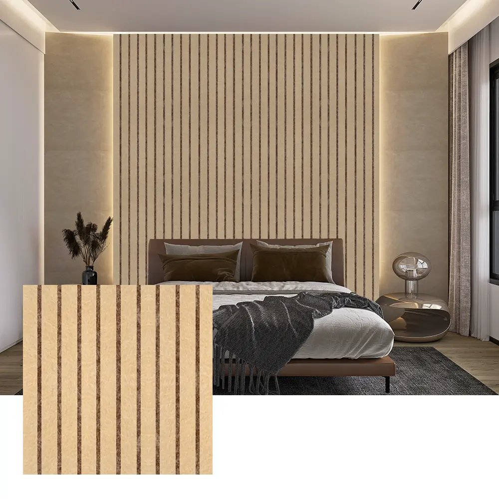 Panel Akustik PET Berwarna untuk Dekorasi Dinding Interior