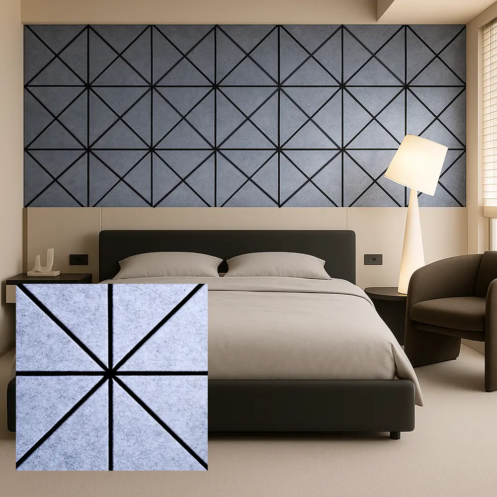 Panel Akustik Felt PET untuk Kontrol Suara Dinding Interior Panel Akustik Felt PET untuk Kontrol Suara Dinding Interior