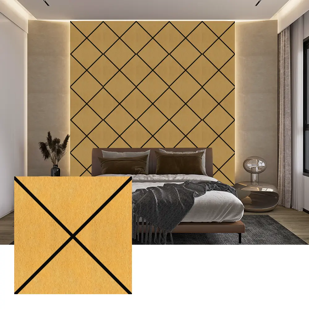 Panel Akustik Felt PET Daur Ulang untuk Penggunaan Interior