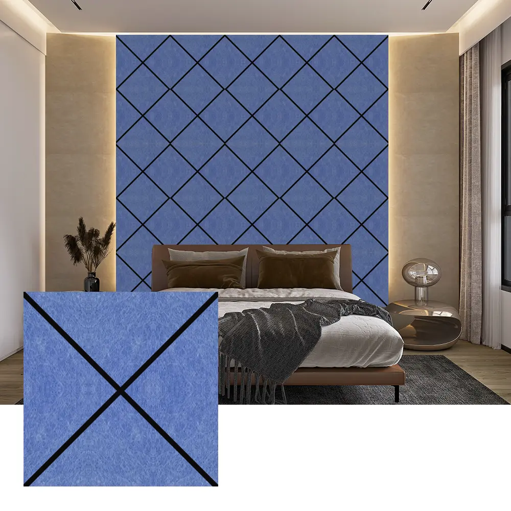 Panel Akustik Felt PET Daur Ulang untuk Penggunaan Interior