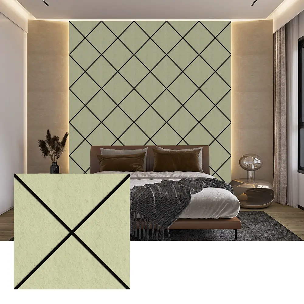 Panel Akustik Felt PET Daur Ulang untuk Penggunaan Interior